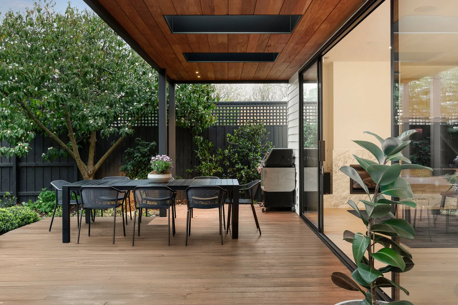 Light-filled open plan living